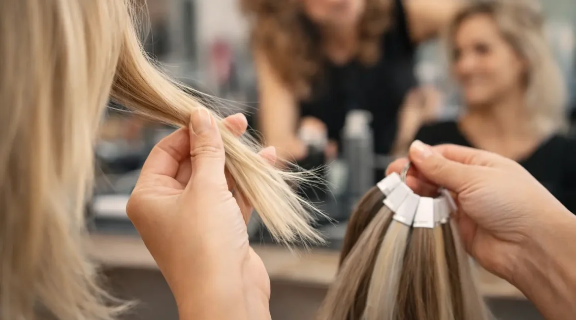elegir color de mechas